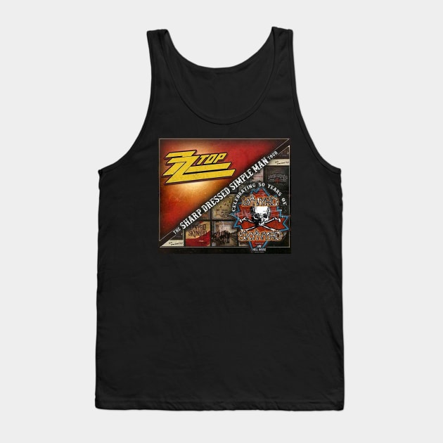 ZZ top the sharp dressed simple man Tank Top by rafaeljusuf